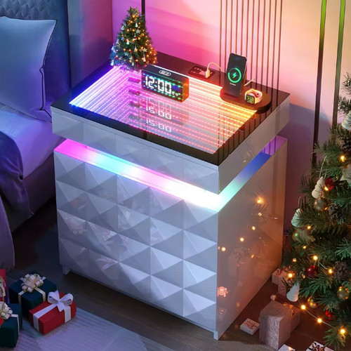 Night stand with - stand,