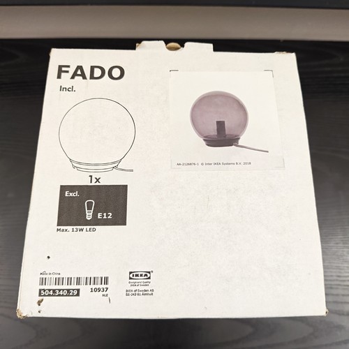 Ikea fado round - orb, smoke