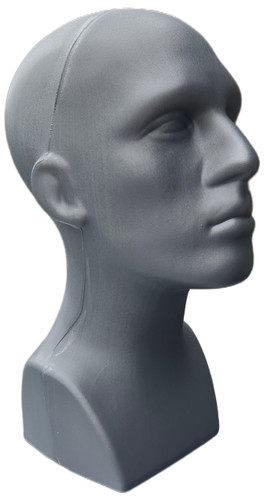 Tall male mannequin head - tall,,