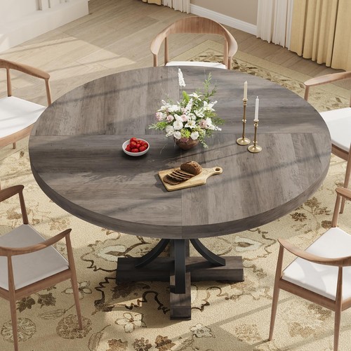 Farmhouse round kitchen - farmhouse, table