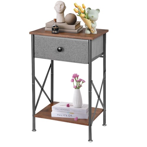 Nightstand drawer end table - nightstand,