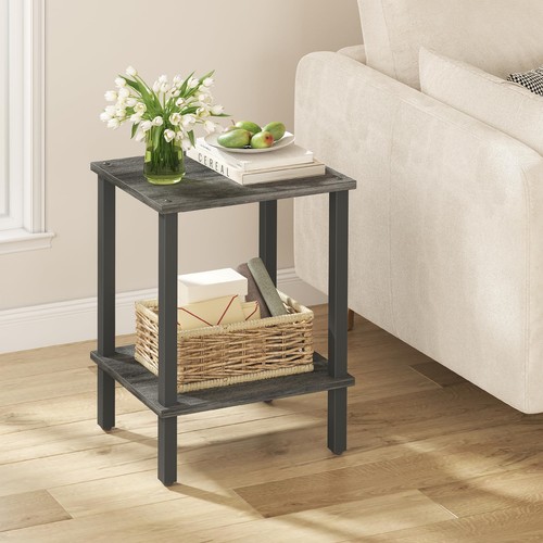 Charcoal grey 2tier - 2tier, end